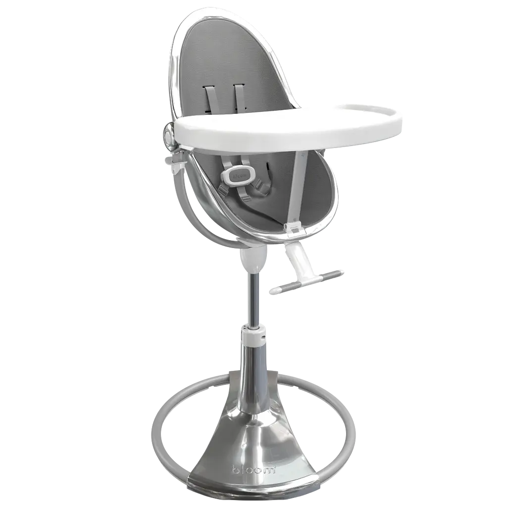 Стульчик для кормления Bloom Fresco Silver/Snakeskin grey (E10535-S\E10516-SSG) - фото 2