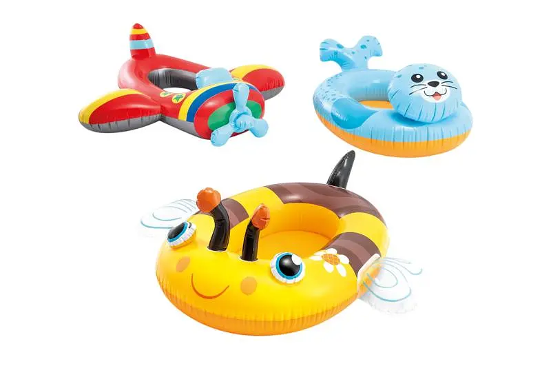 Дитячий надувний плотик для плавання Intex Pool Cruisers 59380 від 3 до 6 років 3 види - фото 5