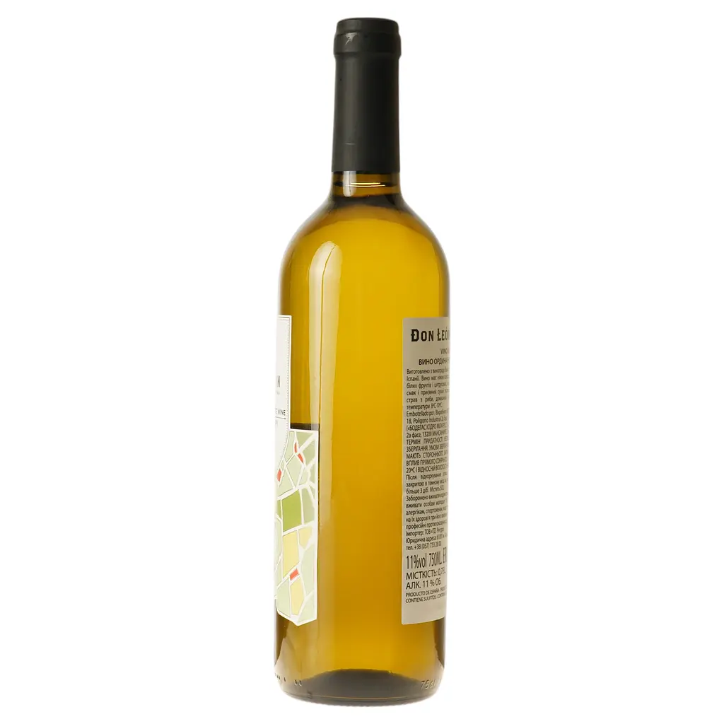 Вино Don Leon White Dry Table Don Leon біле сухе 0.75 л - фото 2