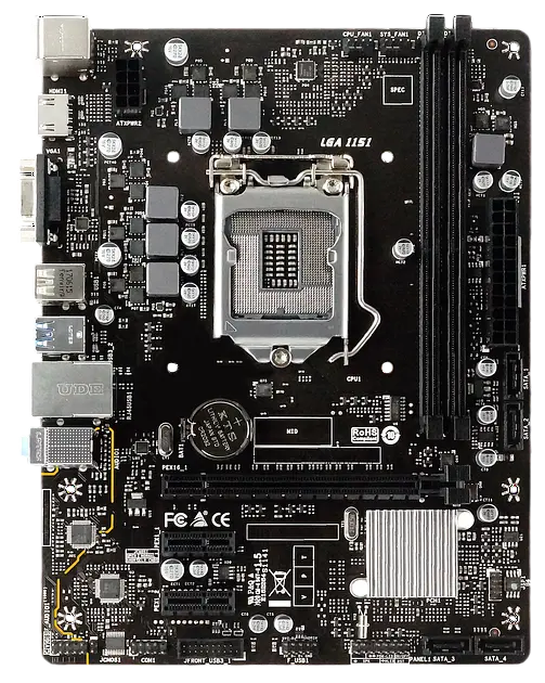 Материнская плата Biostar H310MHP LGA 1151v2 (H310MHP) Б/У - фото 2