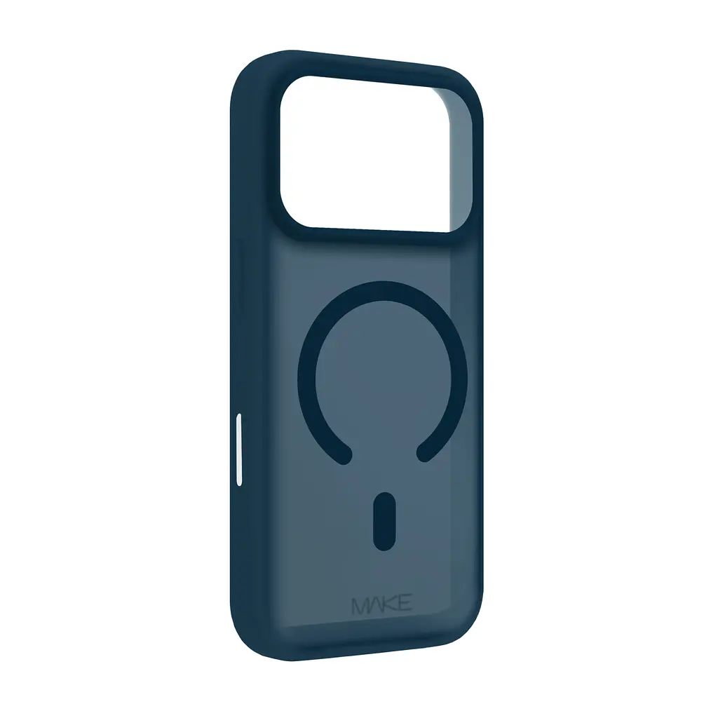 Чохол MAKE Apple iPhone 17 Pro Max Silicone Aura Magnet Dark Blue