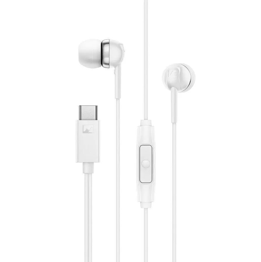 Навушники внутрішньоканальні Sennheiser CX80-U Type-C White - фото 2