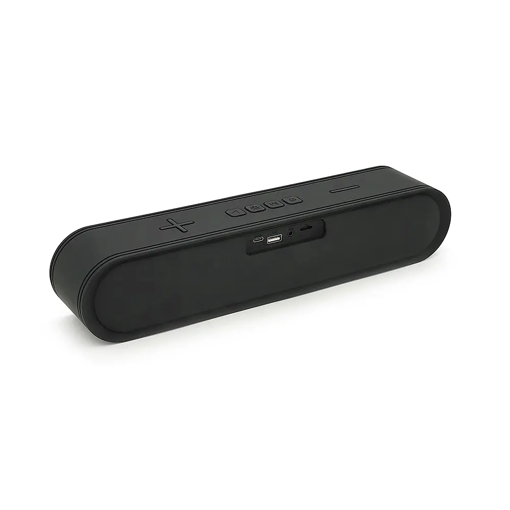 Колонка Kisonli LED-915 Bluetooth 5.0, 2х5W, 1200mAh, USB/TF/BT/FM/AUX, DC: 5V/1A, Black, BOX, Q30 - фото 3