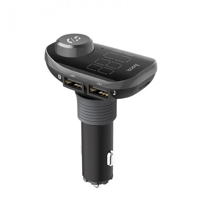 Автомобильный FM трансмиттер модулятор Bluetooth MP3 HOCO E45 Happy route - фото 2