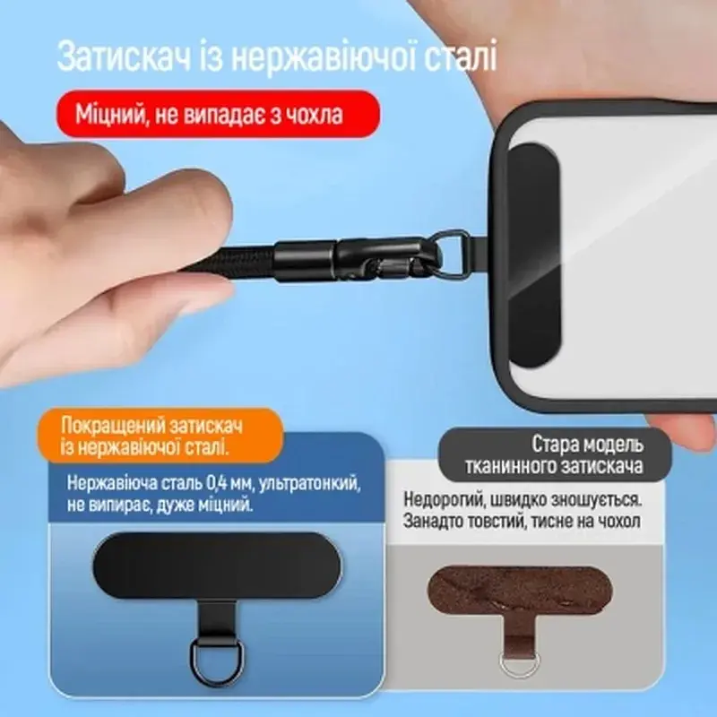 Ремінець для смартфону ColorWay Handy Strap, mint (CW-SCHS-MT) - фото 5