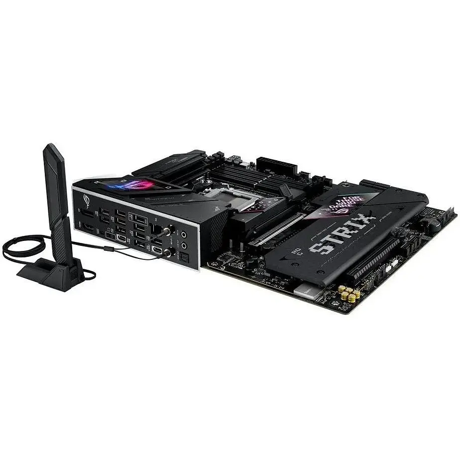 Материнская плата Asus AM5 Rog Strix B850-E Gaming WIFI, B850, 4xDDR5, Int.Video (CPU), 4x SATA3, 5xM.2, 1x 5Gb, WiFi 7, Bluetooth 5.4, 10xUSB 3.2/8xUSB 2.0, HDMI/DP, ATX - фото 5