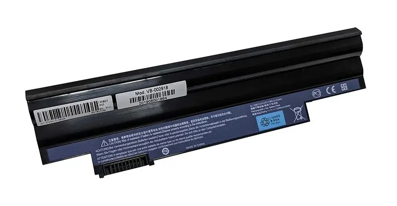 Акумулятор для ноутбука Acer AL10A31 Aspire One AOD255, AOD260 D255 D260 D270 11.1V Black 5200 mAh - фото 3