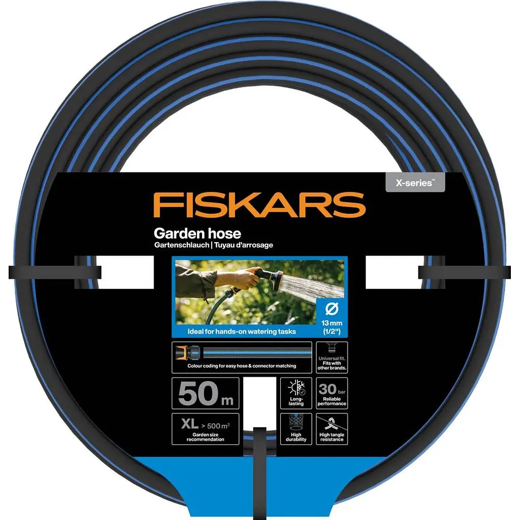 Шланг садовий Fiskars X-series 13 мм 50 м (1076046)