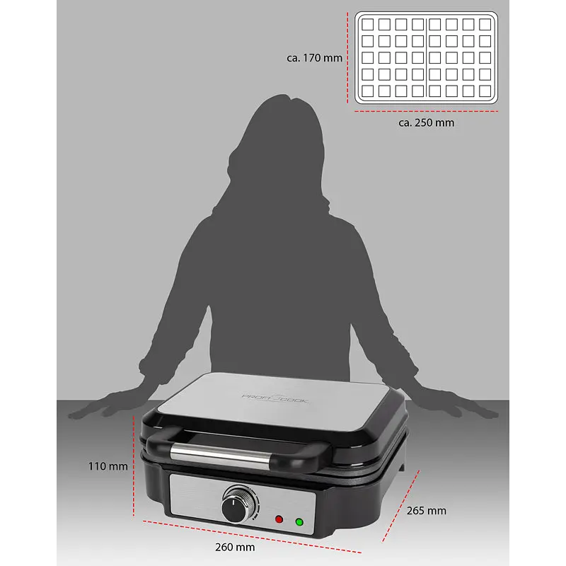 Вафельница Profi Cook PC-WA 1240 - фото 5