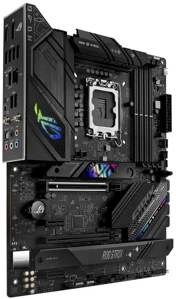 Материнская плата ASUS ROG STRIX B760-F GAMING WIFI (ROG STRIX B760-F GAMING WIFI) (Socket 1700, Intel B760, ATX) Б/у - фото 3