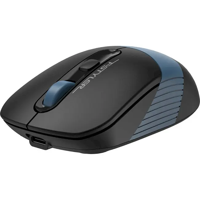 Миша A4Tech USB Fstyler FB10CS Ash Blue - фото 3