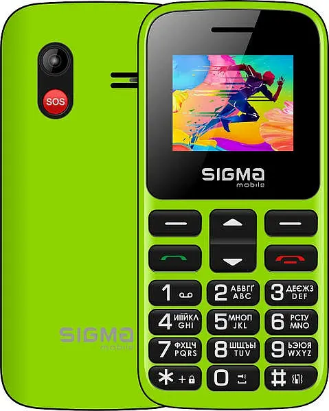 Мобільний телефон Sigma Comfort 50 CF113 HIT2020 Green 1.77 micro max 32 gb 1450мА*г UA UCRF - фото 2