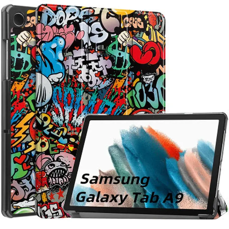 Чохол до планшета BeCover Smart Case Samsung Tab A9 SM-X115 8.7" Graffiti (709914) - фото 2