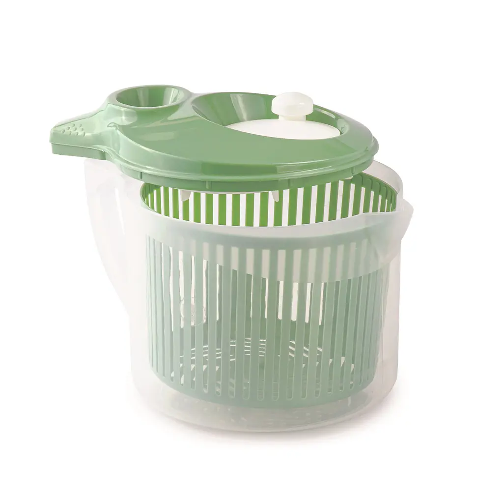Контейнер для миття та сушки салату Snips, зелений, 3 л - фото 2
