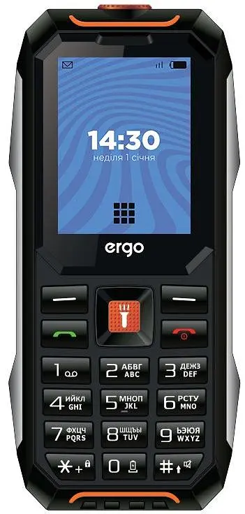 Мобільний телефон Ergo E182 Black Orange