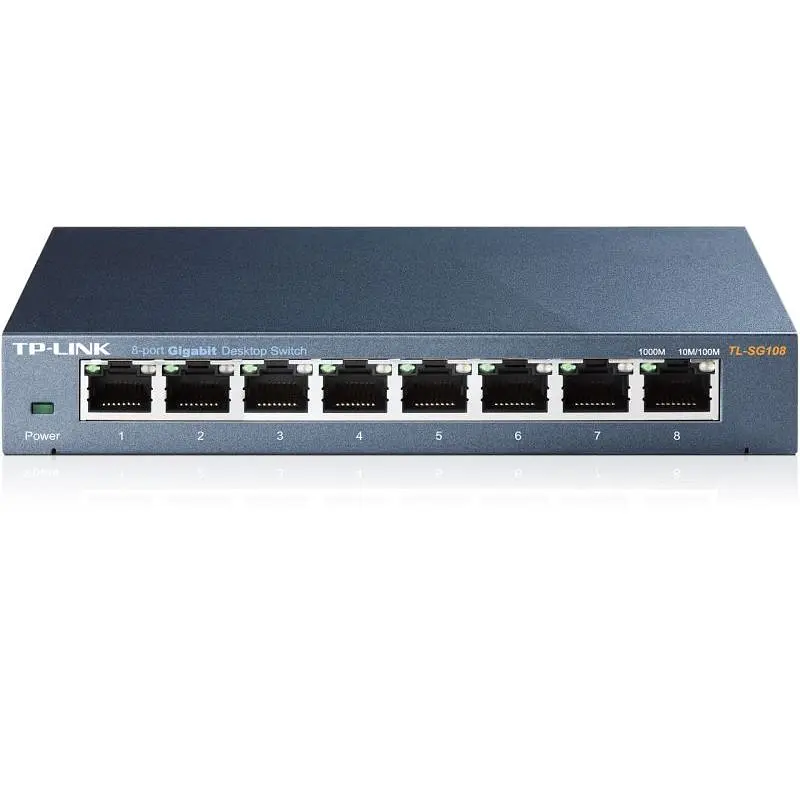 Комутатор TP-LINK TL-SG108 - фото 2