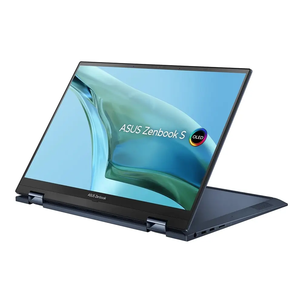 Ноутбук ASUS Zenbook S 13 Flip UP5302ZA-LX083W 13.3' 2.8K Touch, Intel i5-1240P, 16GB, F512GB, UMA, Win11, Голубий (90NB0VV1-M00E80) - фото 4