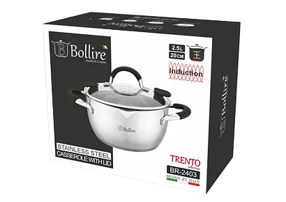 Каструля TRENTO Bollire BR-2403 20см 2,5л - фото 3