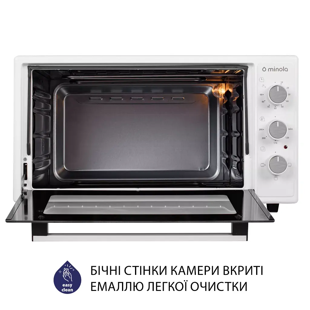 Електрична піч Minola FOE 4815 WH - фото 8
