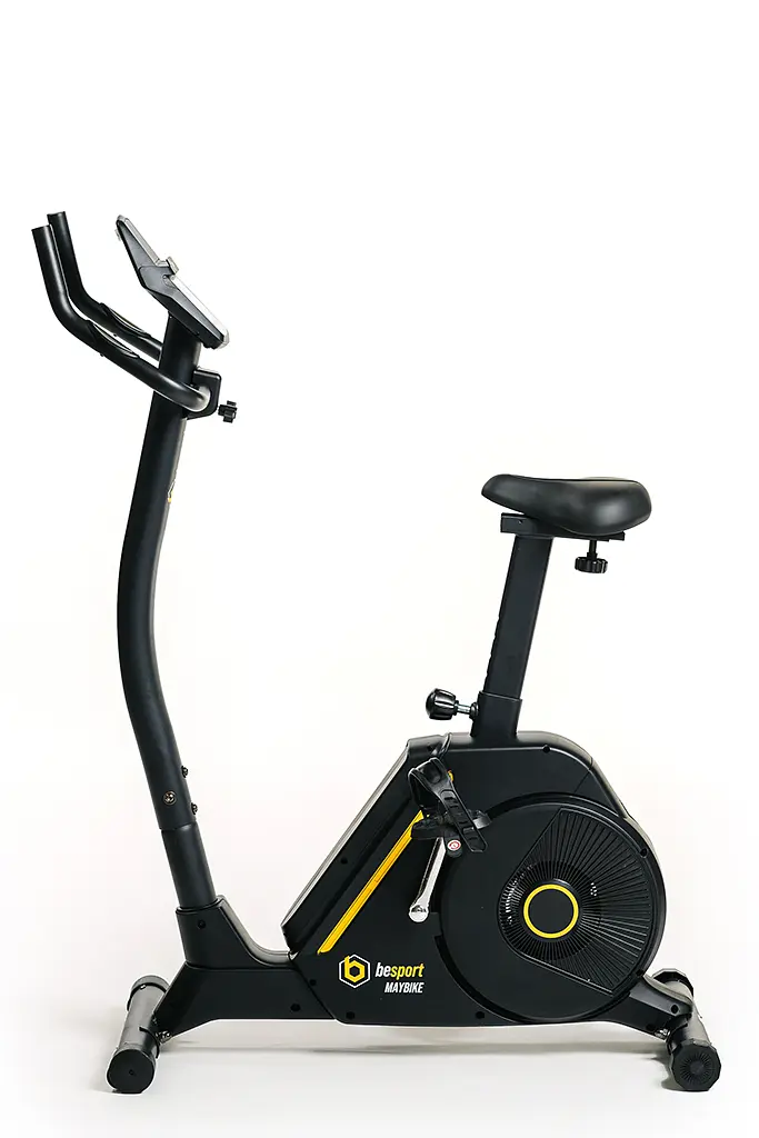 Велотренажер Besport BS-6047 MAYBIKE електромагнітний чорно-жовтий - фото 2