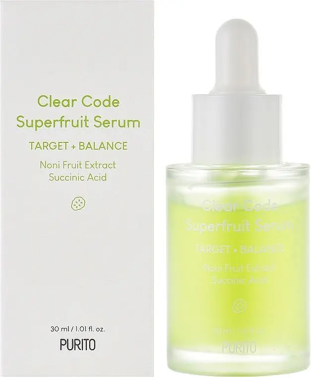 Балансувальна сироватка для проблемної шкіри Purito Clear Code Superfruit Serum 30 мл - фото 2