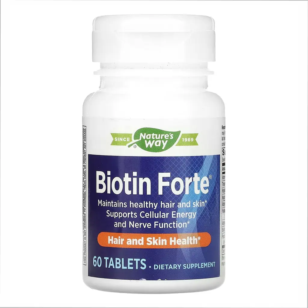 Біотин Biotin Forte 5 mg - 60 tabs