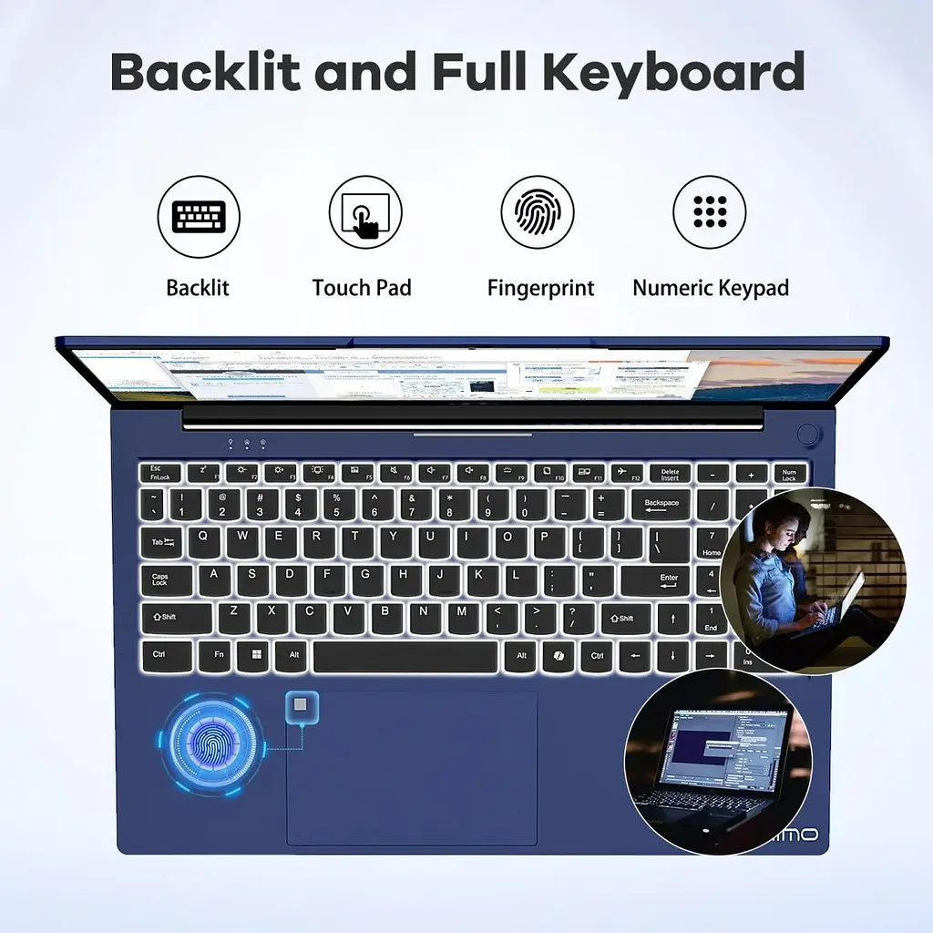 Ноутбук NIMO N156 i5-12450H/32GB/1TB Blue [137455] - фото 4