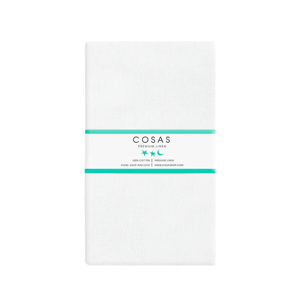 Набір простирадло на резинці Cosas Zigzag 60х120х12 см (SetSheet_White_ZigLBlue_120x60) - фото 3