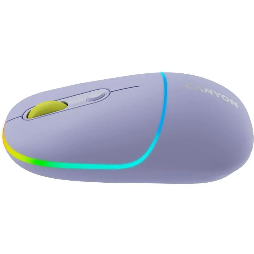 Мышь Canyon MW-22 2 in 1 Wireless Lavender (CNS-CMSW22ML) - фото 5