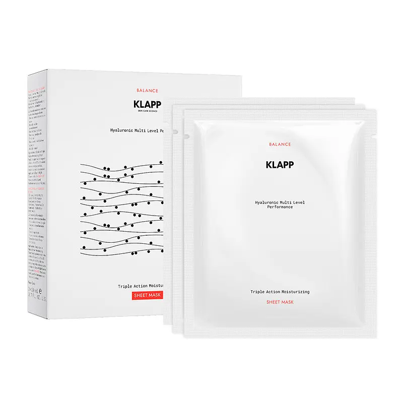 Маска для лица Klapp Triple Action Moisturizing Sheet Mask 20 мл х 3 шт. - фото 2