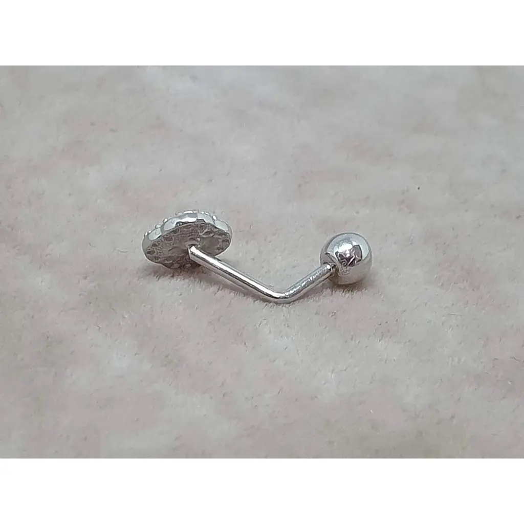 Серебряная серьга для пирсинга пупка Umax. 7050U - фото 2