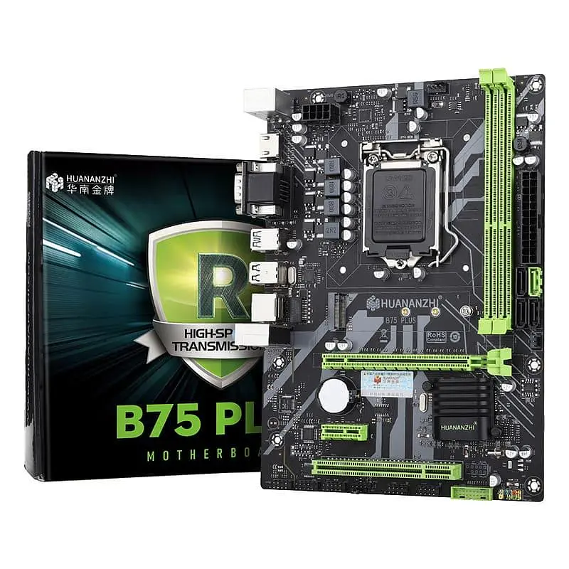 Материнська плата Huananzhi B75 PLUS M.2 (B75 PLUS M.2) (Socket 1155, Intel B75, - фото 4