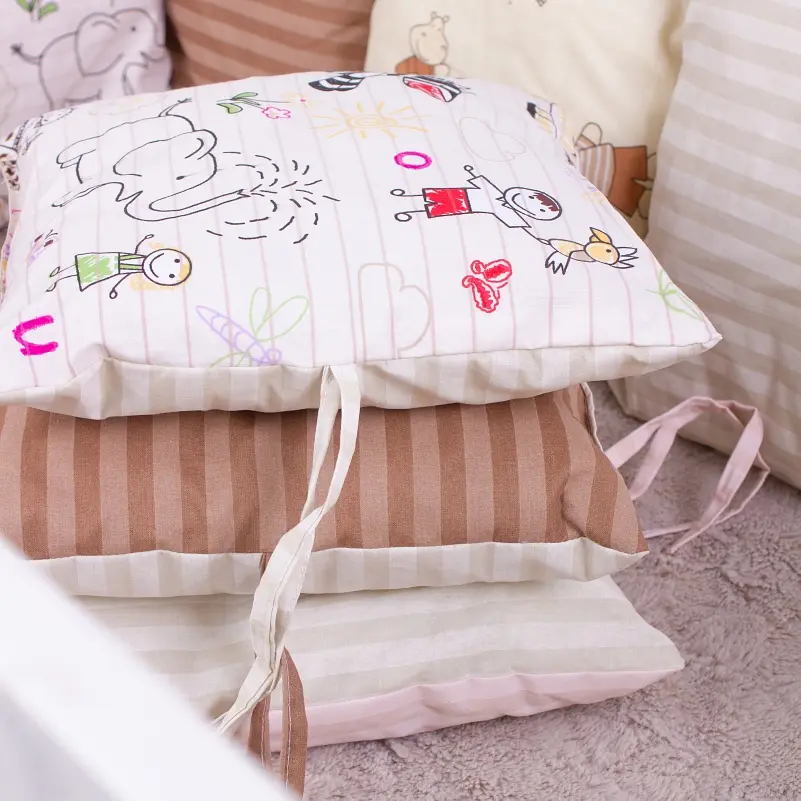 Подушки-борти MirSon Kids Time 18-300 Cream time бежеві 12 шт. - фото 9