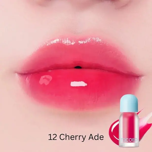 Олія блиск для губ Tocobo Juicy Berry Plumping Lip Oil - 12 Cherry Ade 4 г (TOC066) - фото 3