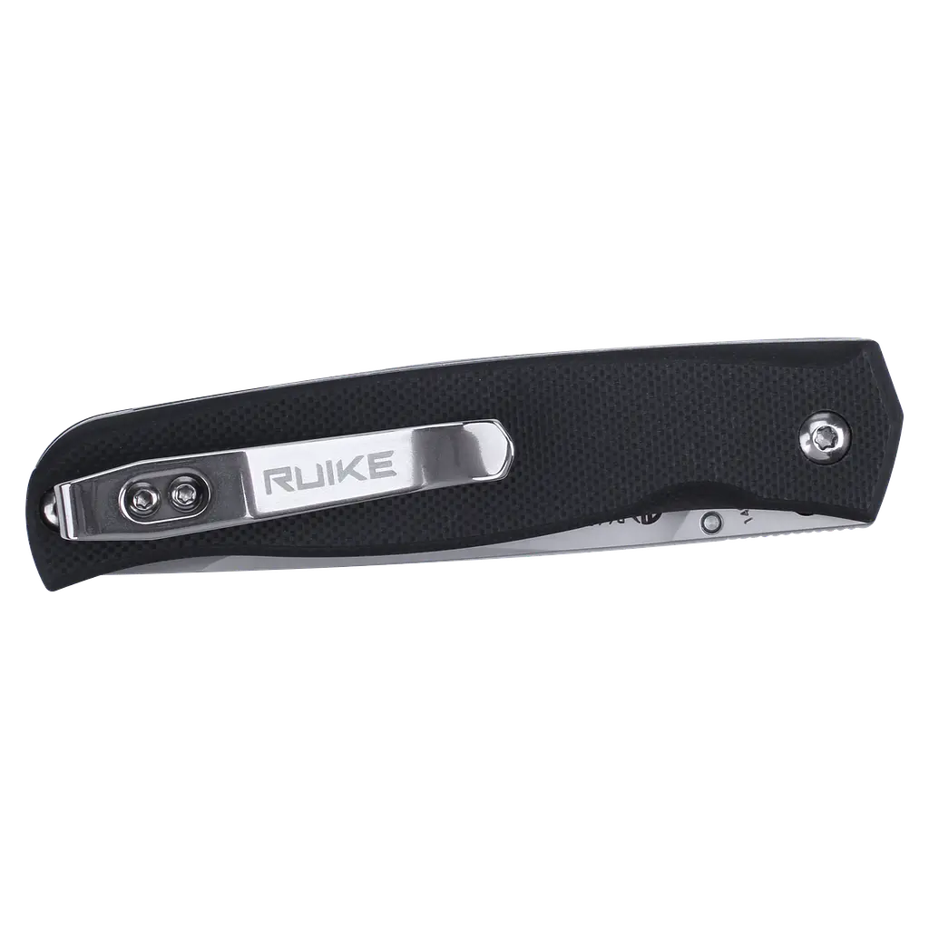Ніж складаний кишеньковий Ruike P661-B, (7.4 см) 14C28N/G10 чорний - фото 3