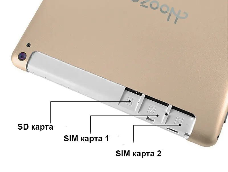 Планшет-телефон Hoozo MTPad116 LTE 2/32 4G Gold - фото 4