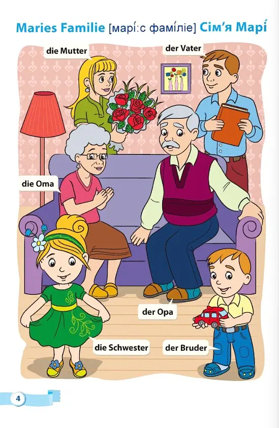 Meine erste Deutsche Worter. Мої перші німецькі слова. Ілюстрований тематичний словник для дітей 4-7 років - Надія Вітушинська - фото 4