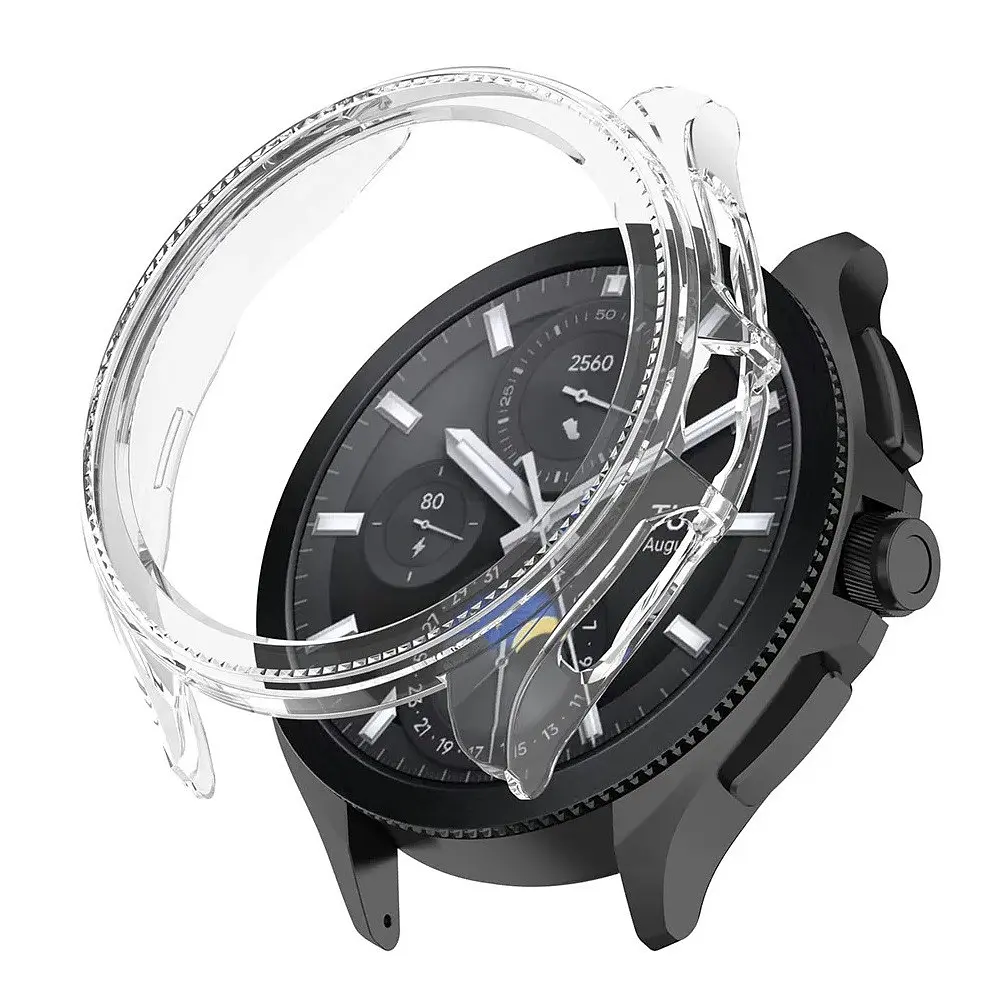 Комплект Tamister для годинника Xiaomi Watch 2Pro (бампер прозорий + ремінець Rolex design 22 мм сріблястий) - фото 5