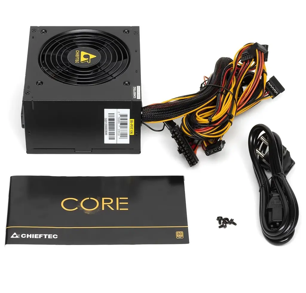 Блок живлення Chieftec Core 500W 80+ Gold (BBS-500S) Black - фото 4