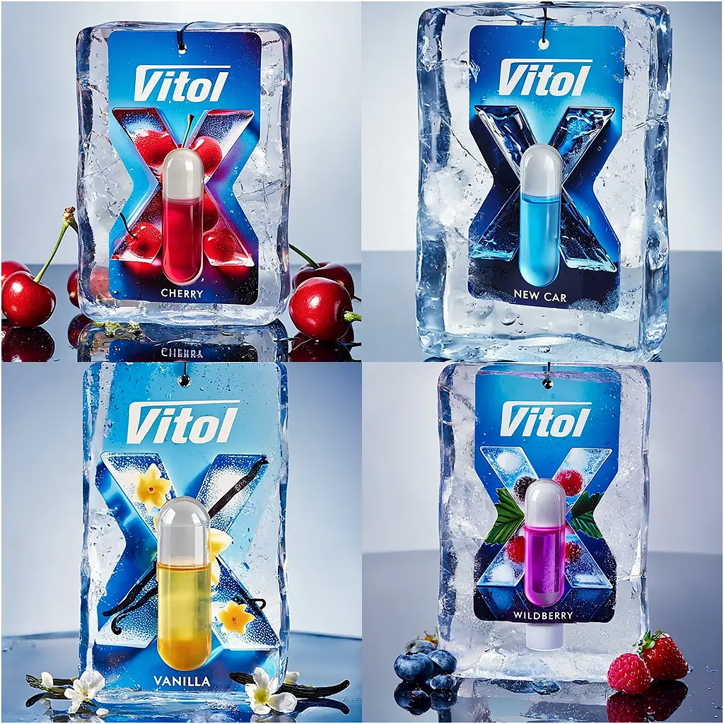 Ароматизатор для автомобіля VITOL X-Fresh Cherry (VF01) - фото 4