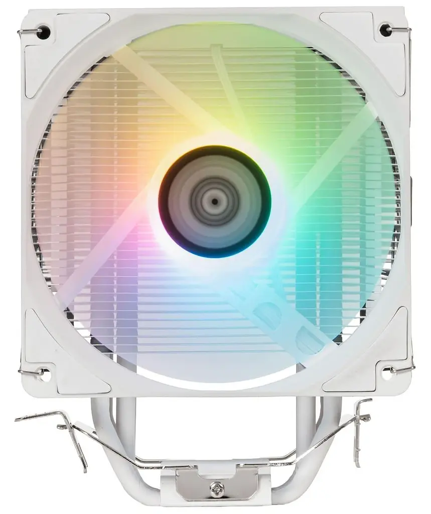 Кулер для процесора QUBE ST-6U3-ST ARGB WHITE OEM (ST-6U3-ST white) - фото 2