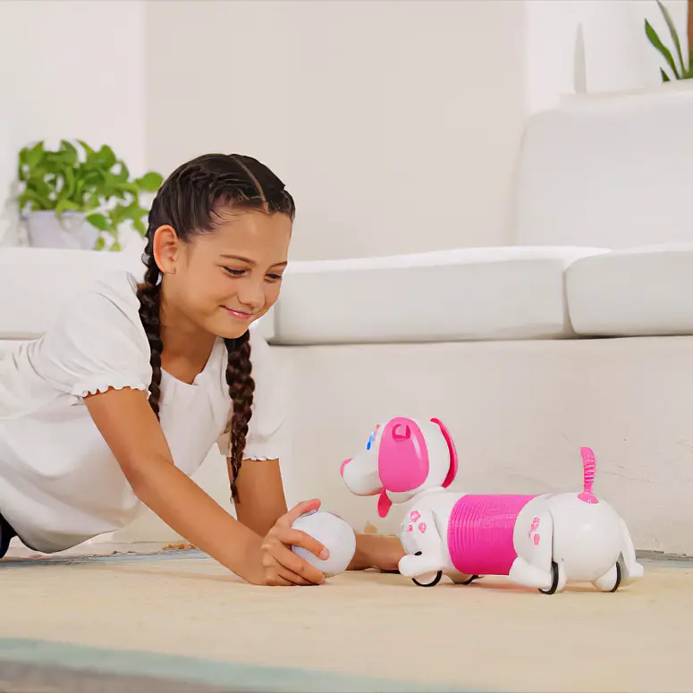 Игрушка робот-собака Silverlit Ycoo Dash D розовая (88742) - фото 9