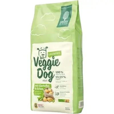 Сухий вегетаріанський корм для собак Green Petfood Veggie dog Adult Grainfree з картоплею та горохом 900 г - фото 2