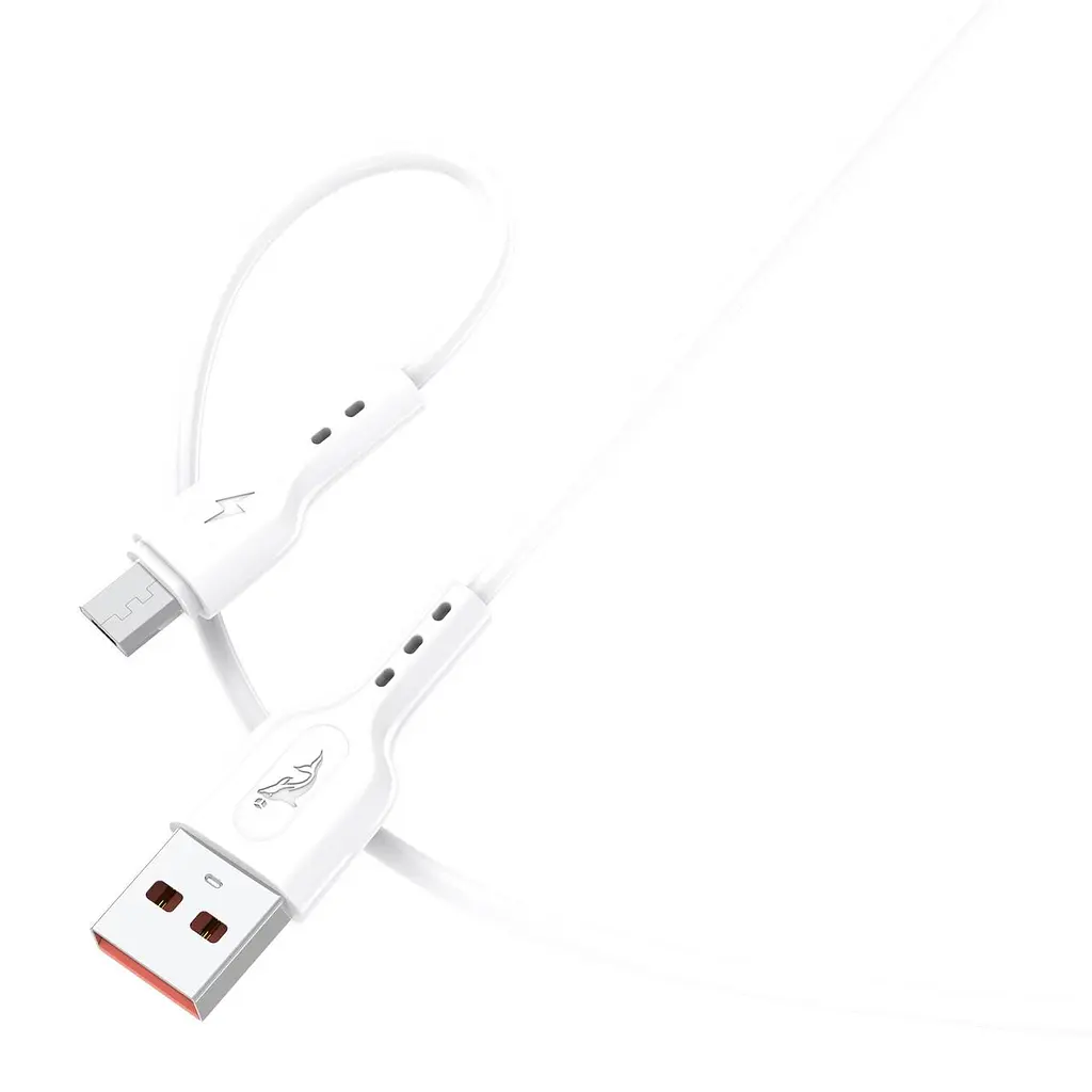 Кабель SkyDolphin S66V USB - micro USB (M/M), 1 м, Білий (SDUSB-000651) - фото 2
