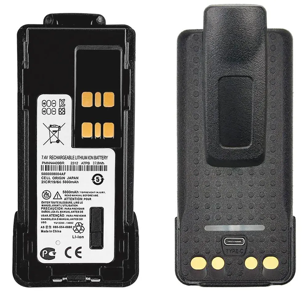 Акумулятор для Рації Motorola DP4400 5000 mAh з USB-C Батарея на Радіостанцію Моторола DP4800 DP4600 DP4400e