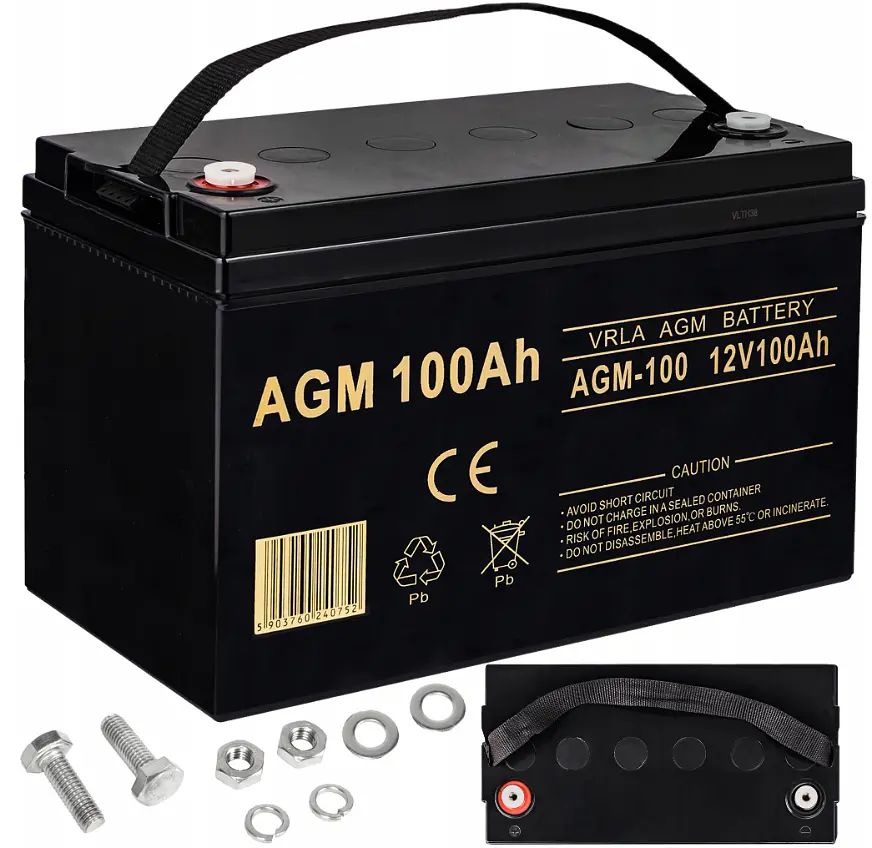 Акумулятор Volt Polska AGM VRLA 100Ah 12V (6AKUXAG100)