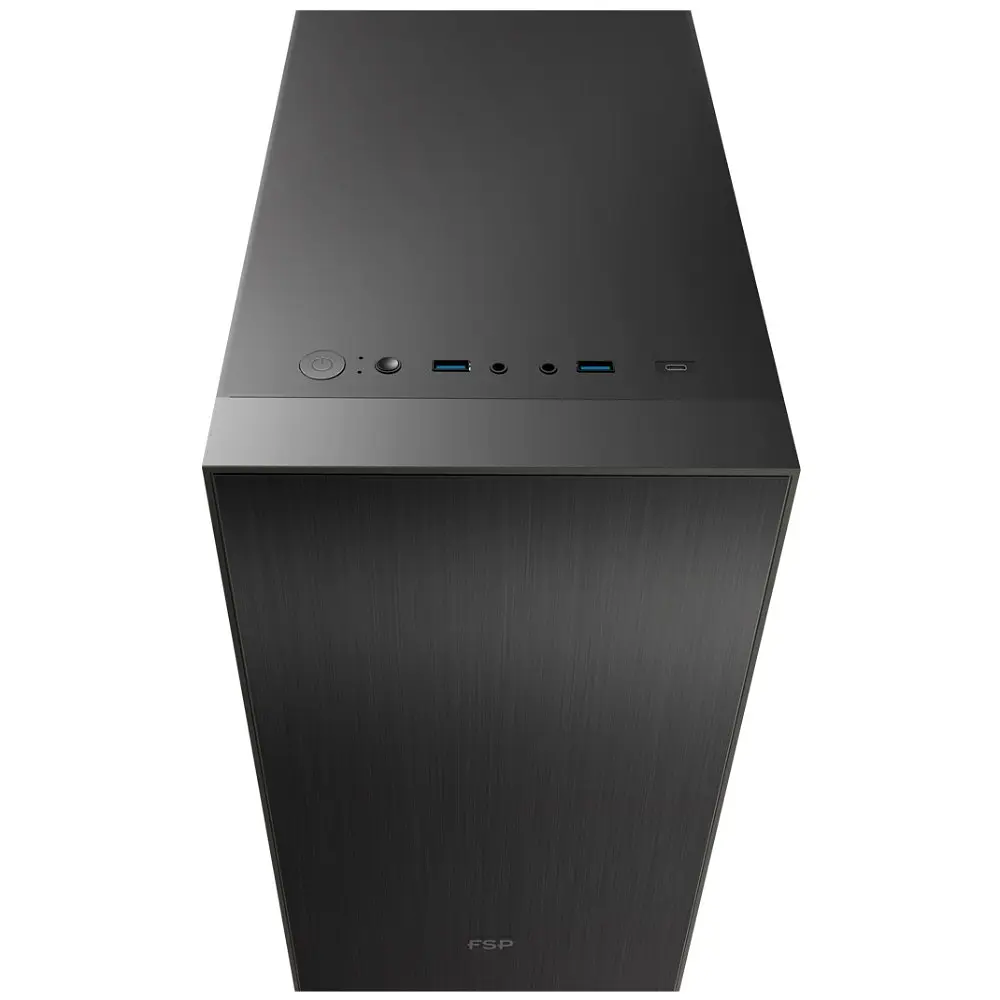Корпус FSP CST220S без Блок живлення mATX Чорний - фото 2