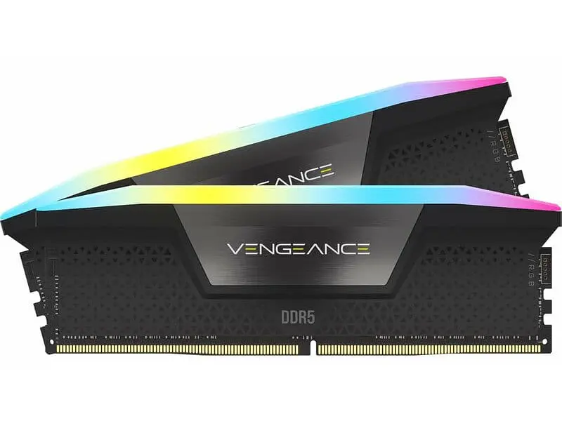 Модуль пам'яті Corsair 32 GB (2x16GB) DDR5 5200 MHz Vengeance RGB (CMH32GX5M2B5200C40) - фото 2