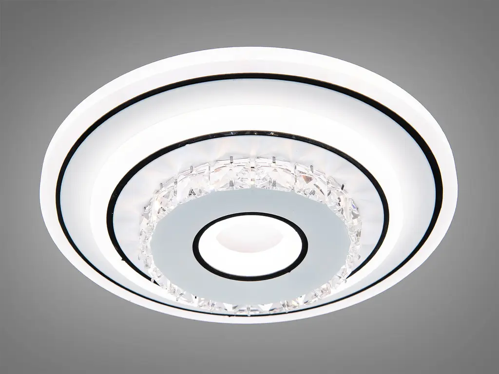 Світильник настінно-стельовий LED Diasha 2110, 33W, круглий, 20 см, акрил, смарт з пультом, сучасний стиль - фото 2
