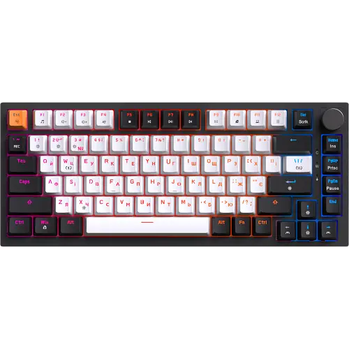 Клавіатура GamePro MK160B Hot-Swap Red Swich RGB USB UA Black (MK160B)